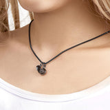 Matching Heart - Personalized Couple Photo Projection Magnetic Necklace