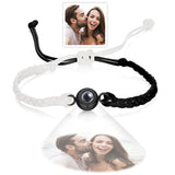 Personalized Black and White Photo Projection Charm