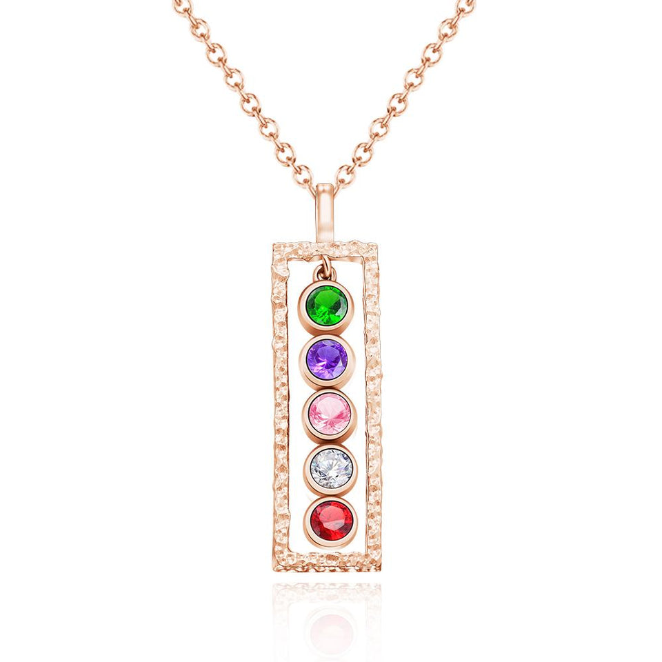 Personalized Birthstone Charm