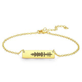Personalized Music Code Anklet