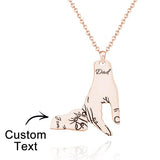 Personalized Engraved Big Hands Small Hands