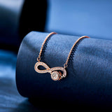 Gift for who lost a loved one - Personalized Infinity Symbol Projection Charm