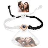 Personalized Black and White Photo Projection Charm