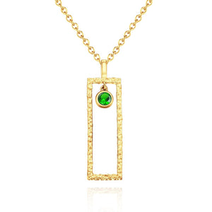 Personalized Birthstone Charm