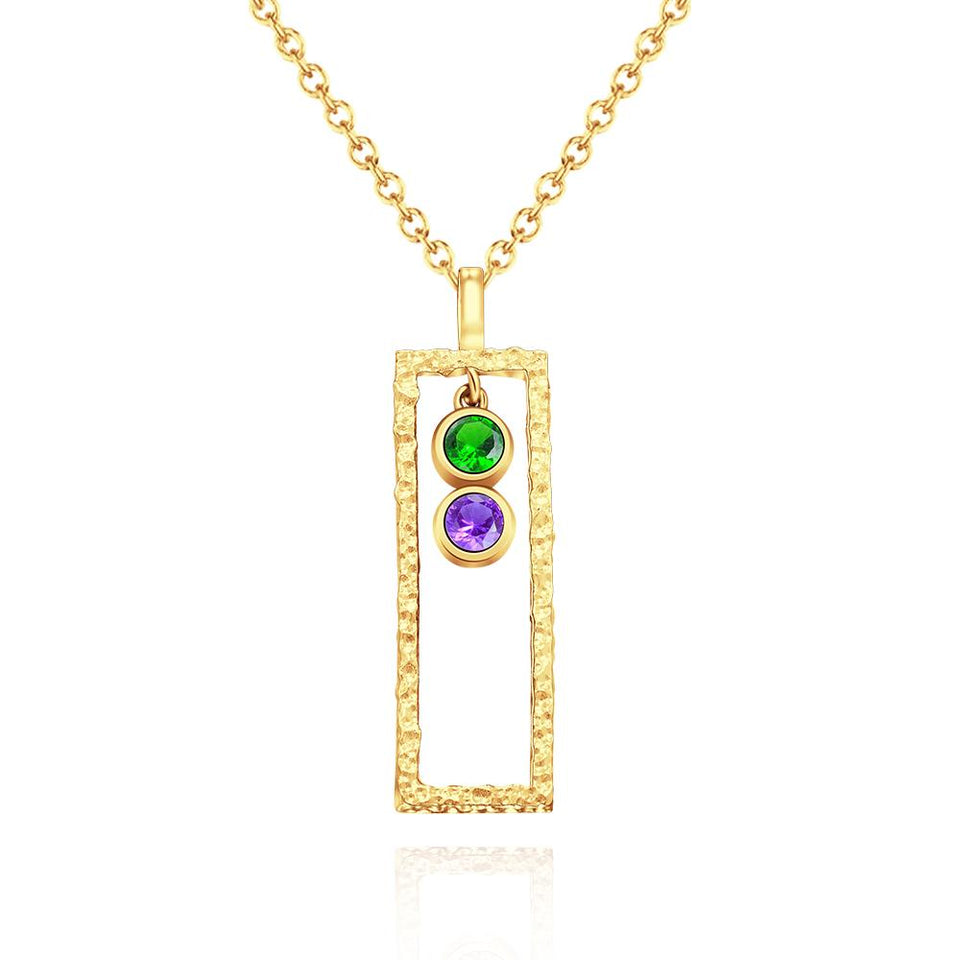 Personalized Birthstone Charm