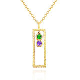 Personalized Birthstone Charm