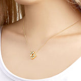 Personalized Engraved Footprint Charm