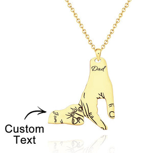 Personalized Engraved Big Hands Small Hands