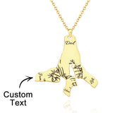 Personalized Engraved Big Hands Small Hands