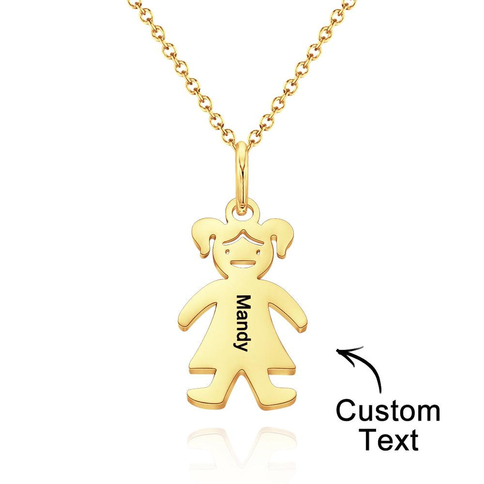 Personalized Child Name Engraved Charm