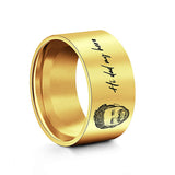 Photo Engraved Words - Personalized Ring
