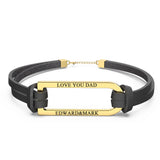 Any Text - Personalized Engraved Bracelet for Lover