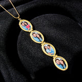 Oval Locket Pendant - Personalized Oval Locket Pendant