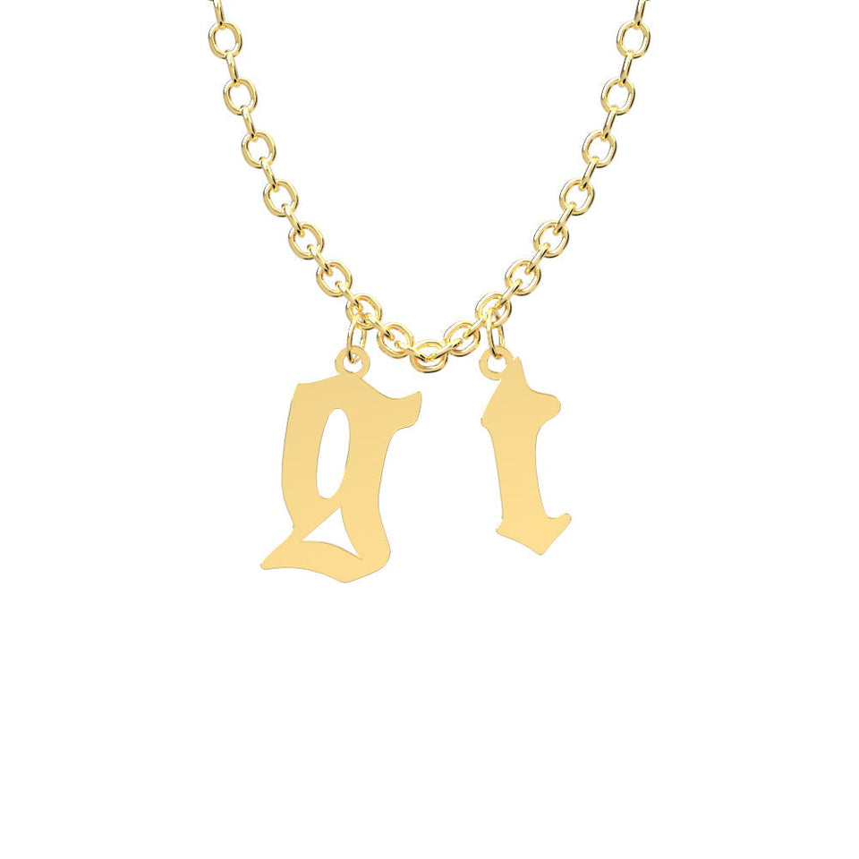Any Letter - Personalized Initial Necklace