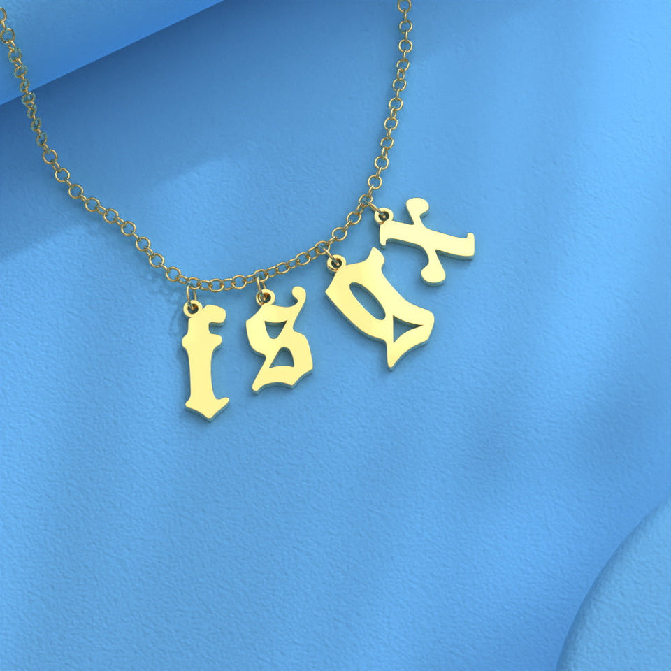 Any Letter - Personalized Initial Necklace