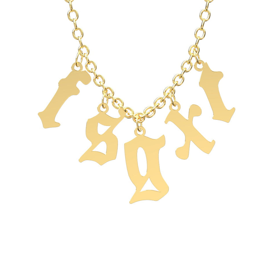 Any Letter - Personalized Initial Necklace
