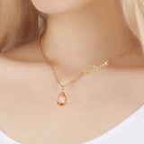 Personalized Birthstone Name Necklace