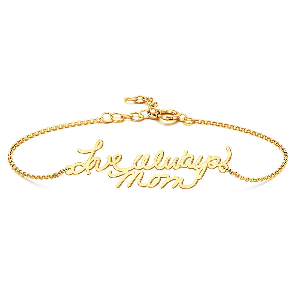 Any Handwritting - Personalized Handwriting Bracelet