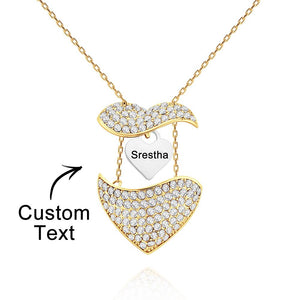 Personalized Engraved Openable Message Necklace