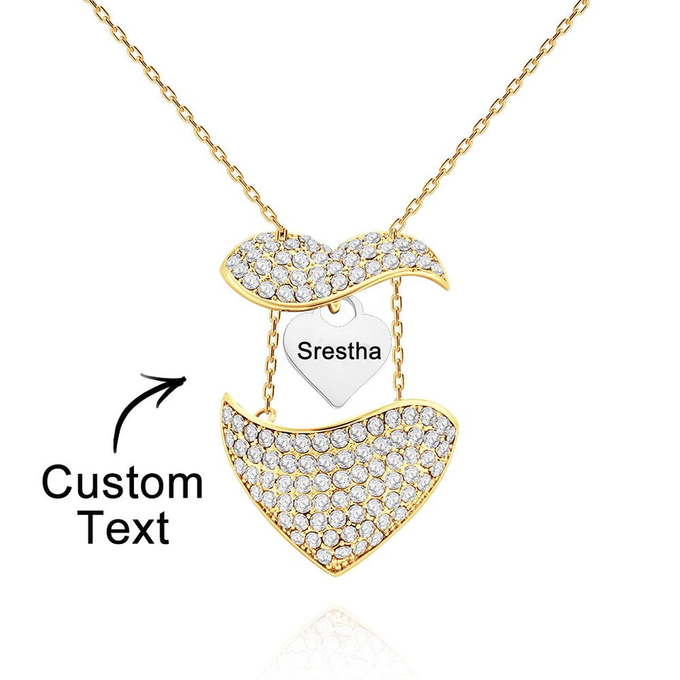 Personalized Engraved Openable Message Necklace