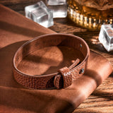 Any Destination - Personalized Genuine Leather Bracelet