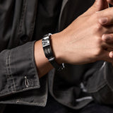Any Photo And Message - Personalized Photo Engraved Bracelet
