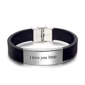 Any Text - Personalized Leather Bracelet