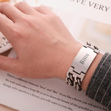 Any Names - Personalized Name Wide Bracelet