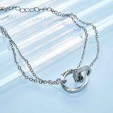 Any Names - Personalized Couple Elegant Couple Bracelet