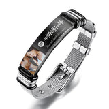 Scannable Spotify Code For Couple - Personalized Couple Spotify Code Bracelet