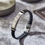 Any Text - Personalized Couple Initial Bracelet