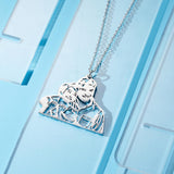 Custom Photo Line Art - Personalized Photo Necklace