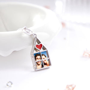 Any Photo House - Personalized Photo House Necklace