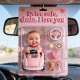 Drive Safe - Personalized Father Car Ornament