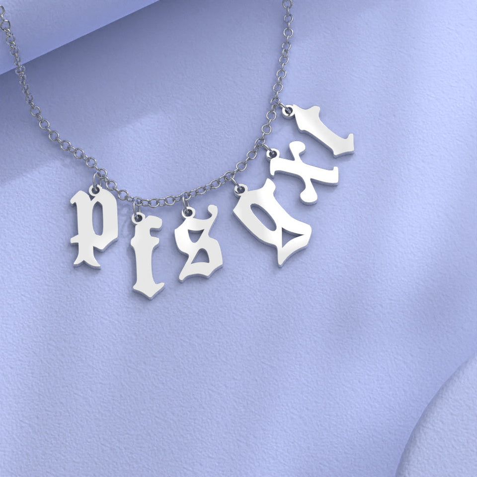Any Letter - Personalized Initial Necklace