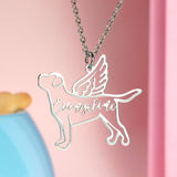 Personalized Dog Engraved Pet Memorial Charm