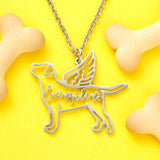 Personalized Dog Engraved Pet Memorial Charm
