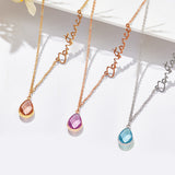 Personalized Birthstone Name Necklace