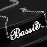 Any Name - Personalized Name Bracelet with Custom Birthstone