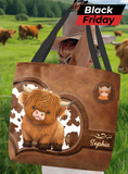 Just A Girl Who Loves Highland Cows - Personalized Tote Bag