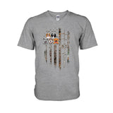 Love My Dogs - Personalized Independence Day Dog T-shirt and Hoodie