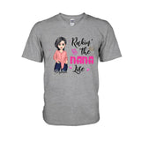 Rockin' The Nana Life - Gift for grandma, mom - Personalized T-shirt And Hoodie