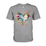 Grandma's Mom's Flowers - Personalized Grandma T-shirt And Hoodie