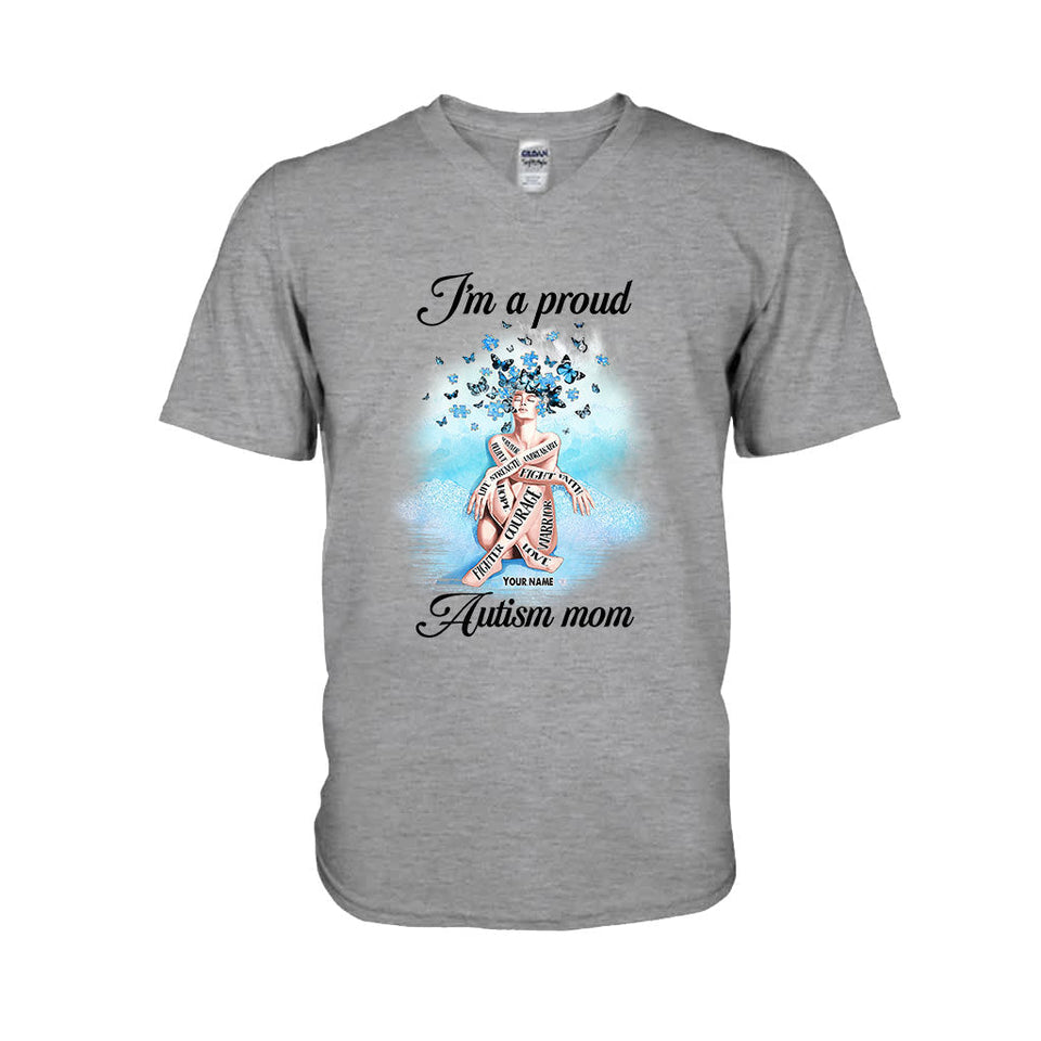 Autism Mom - Personalized Autism Awareness T-shirt and Hoodie