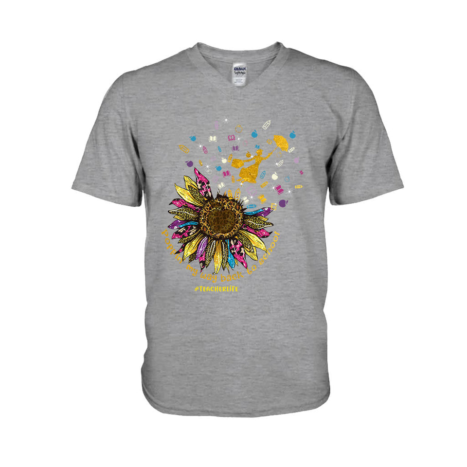 Poppin My Way Back To School - Personalized Teacher T-shirt and Hoodie