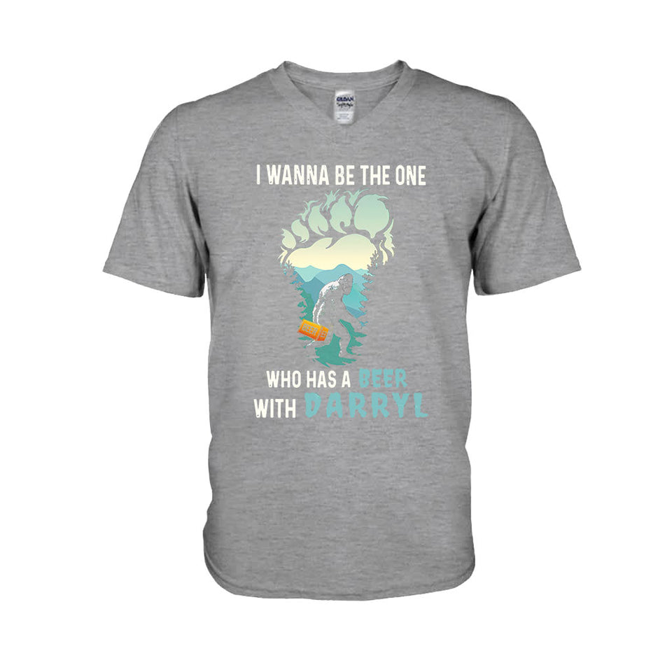 I Wanna Be The One Who Has A Beer With Bigfoot - Camping T-shirt and Hoodie 112021