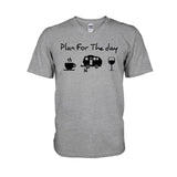 Plan For The Day - Camping T-shirt and Hoodie 112021
