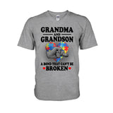 T-shirt et sweat à capuche « Grand-mère et petit-fils » pour la sensibilisation à l'autisme 112021