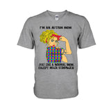 Maman d'enfant autiste - T-shirt et sweat à capuche de sensibilisation à l'autisme 112021