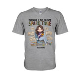 Things I Do In My Spare Time - Personalized Crocheting T-shirt and Hoodie